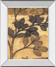 Mirrored Frame Bronzed Branches II By Norman Wyatt, Jr.
