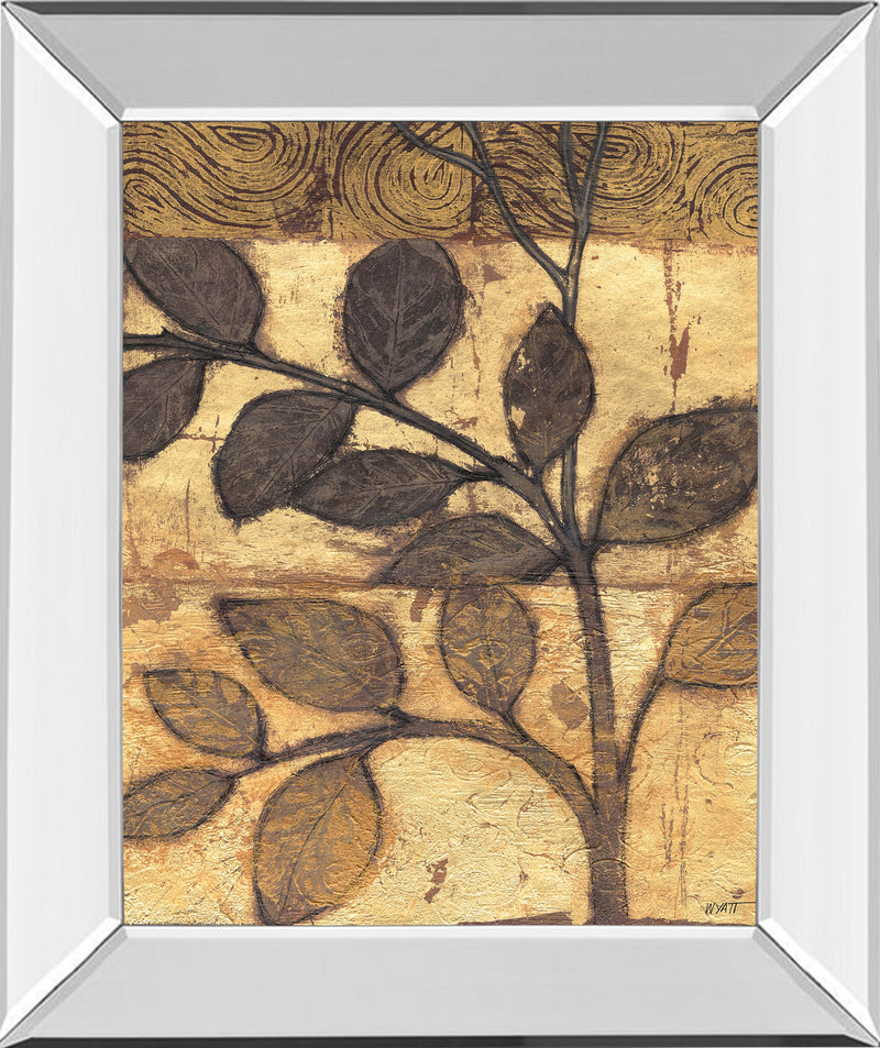 Mirrored Frame Bronzed Branches I By Norman Wyatt, Jr.