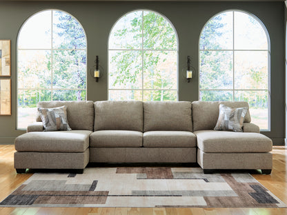 Newellen 3-Piece Sectional with Double Chaise