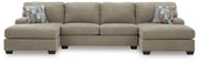 Newellen 3-Piece Sectional with Double Chaise