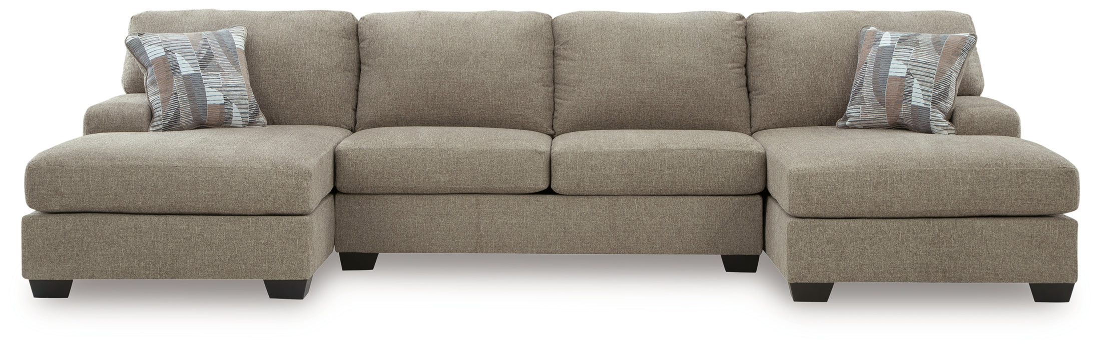 Newellen 3-Piece Sectional with Double Chaise
