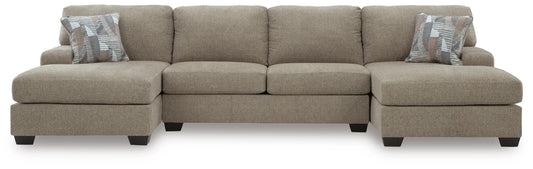 Newellen 3-Piece Sleeper Sectional with Double Chaise