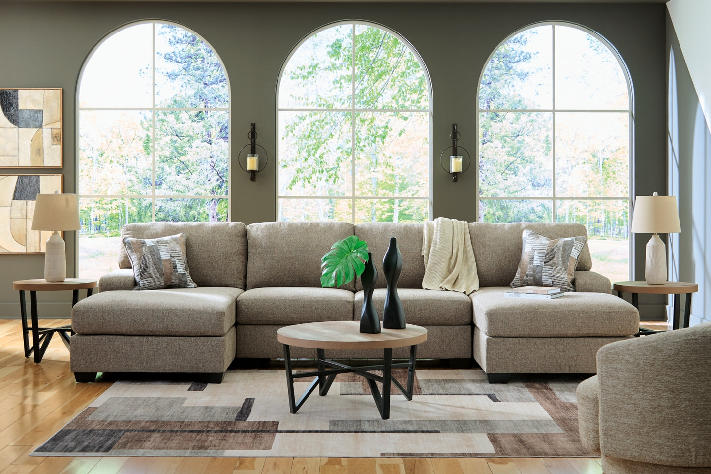 Newellen 3-Piece Sectional with Chaise