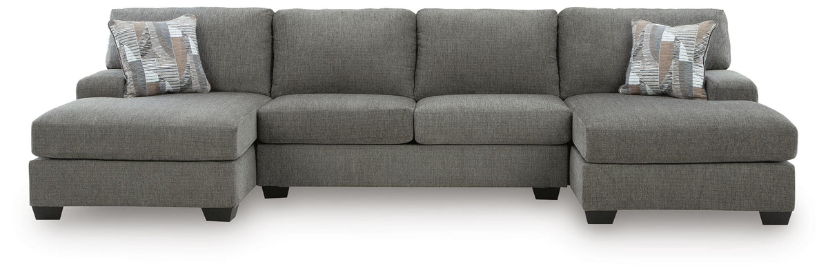 Newellen 3-Piece Sleeper Sectional with Double Chaise