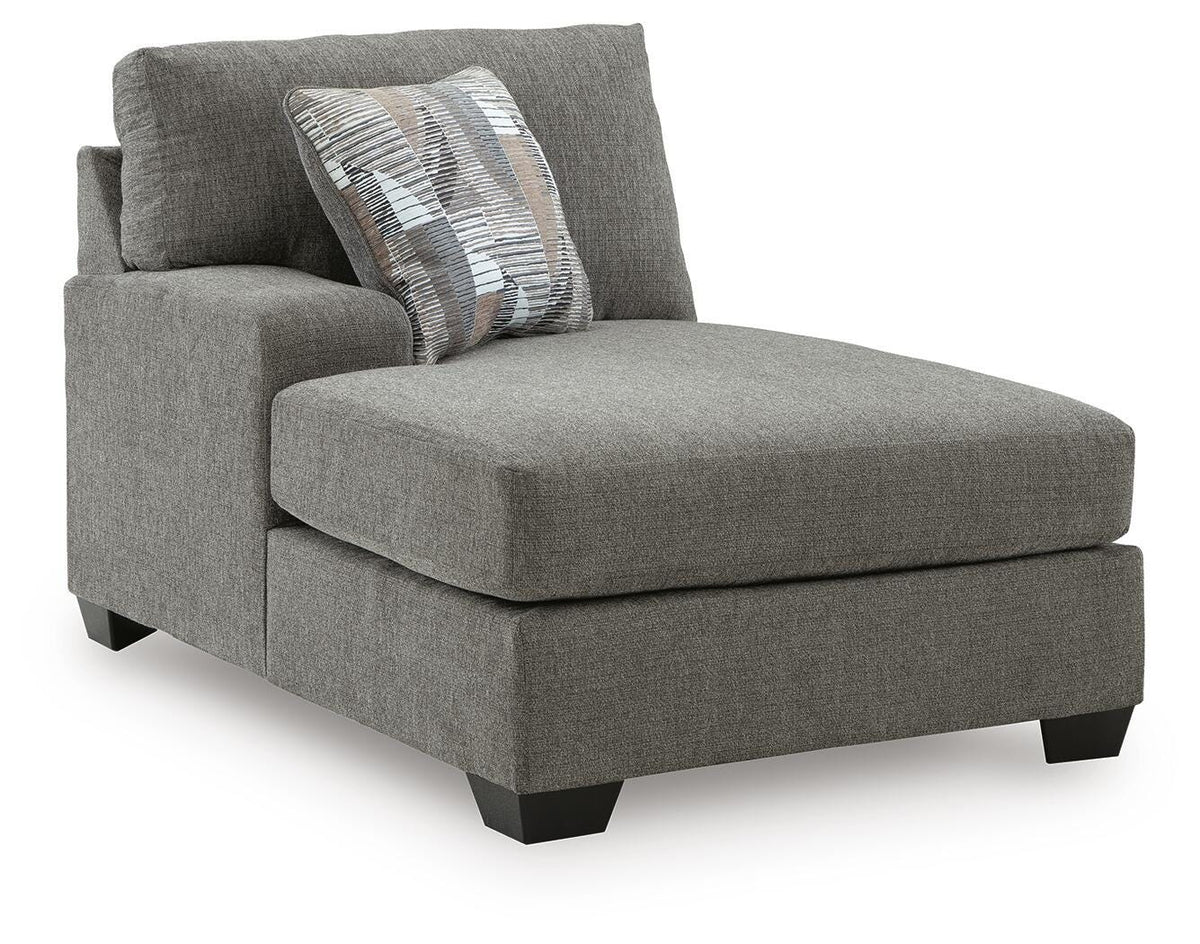 Newellen 3-Piece Sectional and Oversized Ottoman