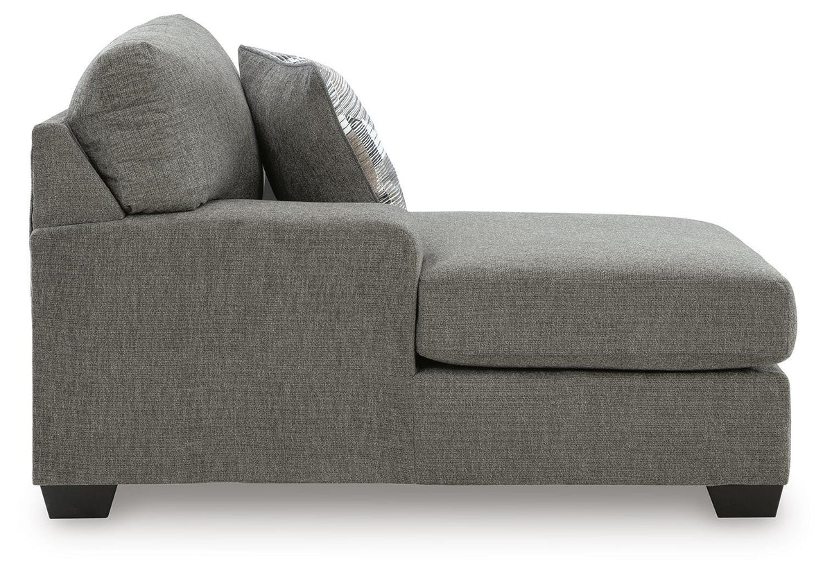 Newellen 3-Piece Sectional and Oversized Ottoman