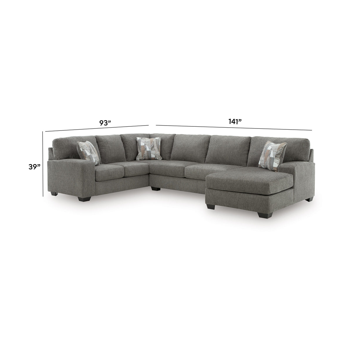 Newellen 3-Piece Sleeper Sectional with Chaise