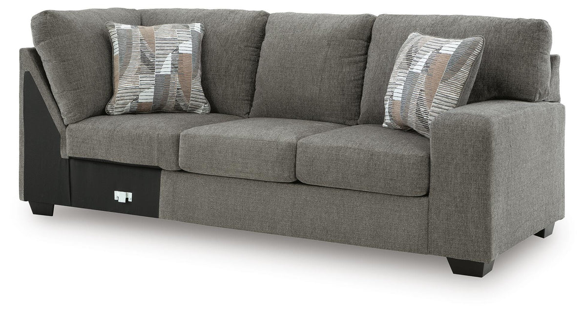 Newellen 3-Piece Sectional and Oversized Ottoman