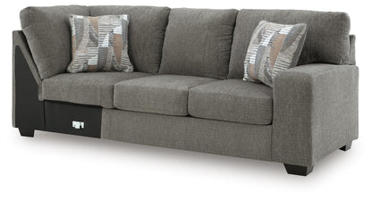 Newellen 3-Piece Sectional and Oversized Ottoman