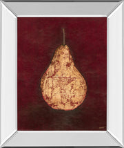 Mirrored Frame Gold Pear By Norman Wyatt, Jr.