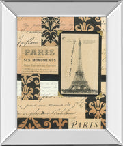 Mirrored Frame Travel Collage I By Gillian Fullard