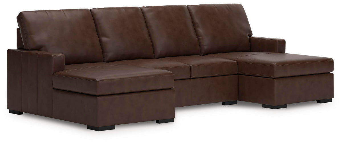 Modern Day 3-Piece Sectional with Double Chaise