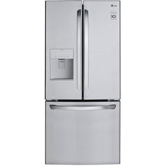  LG 30-inch, 21.8 cu.ft. Freestanding French 3-Door Refrigerator with Smart Cooling® System LFDS22520S IMAGE 1