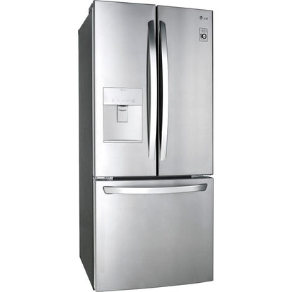 LG 30-inch, 21.8 cu.ft. Freestanding French 3-Door Refrigerator with Smart Cooling® System LFDS22520S IMAGE 2