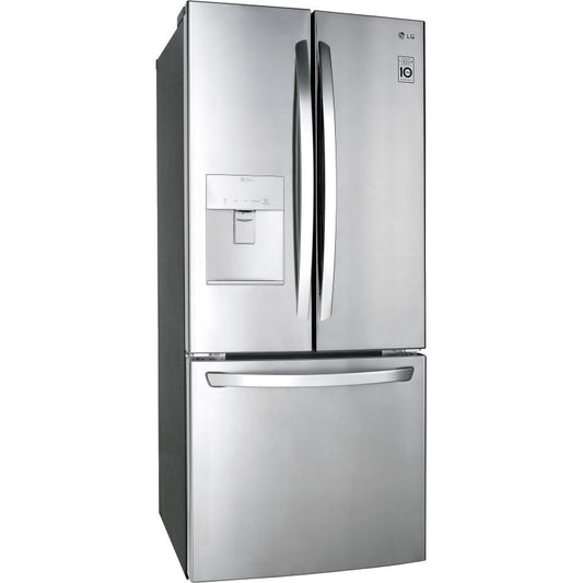 LG 30-inch, 21.8 cu.ft. Freestanding French 3-Door Refrigerator with Smart Cooling® System LFDS22520S IMAGE 2