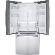  LG 30-inch, 21.8 cu.ft. Freestanding French 3-Door Refrigerator with Smart Cooling® System LFDS22520S IMAGE 3