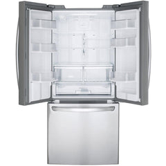  LG 30-inch, 21.8 cu.ft. Freestanding French 3-Door Refrigerator with Smart Cooling® System LFDS22520S IMAGE 3