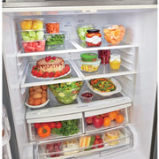  LG 30-inch, 21.8 cu.ft. Freestanding French 3-Door Refrigerator with Smart Cooling® System LFDS22520S IMAGE 5