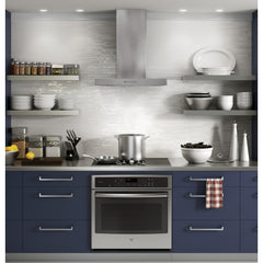  GE 30-inch Wall Mount Range Hood with Chef Connect UVW8301SLSS IMAGE 4
