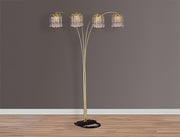 Rain Drop Arc Lamp Gold