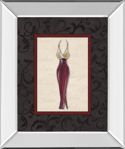 Mirrored Frame Fashion Dress II By Susan Osbourne