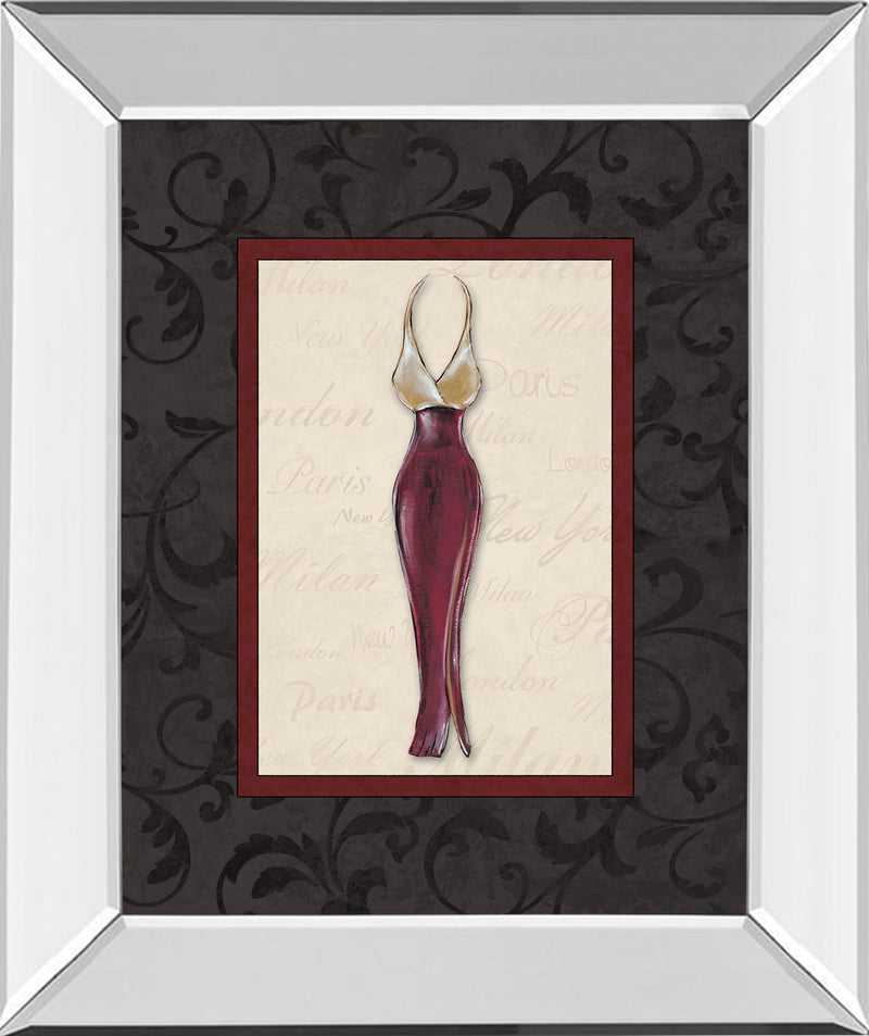 Mirrored Frame Fashion Dress II By Susan Osbourne