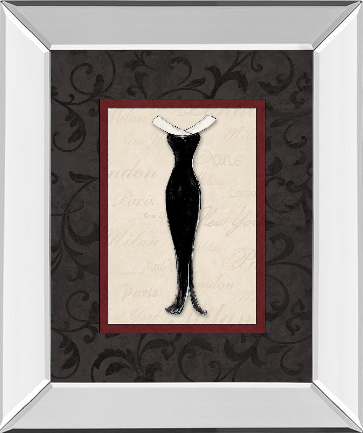 Mirrored Frame Fashion Dress I By Susan Osbourne