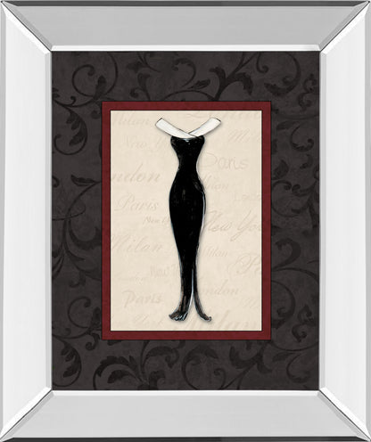 Mirrored Frame Fashion Dress I By Susan Osbourne