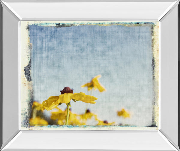 Mirrored Frame Blackeyed Susans I By Meghan MC Sweeney