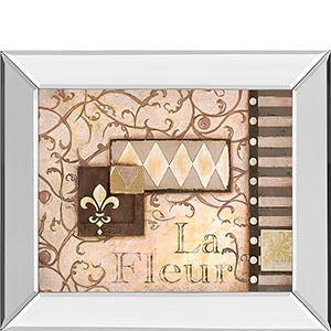 Mirrored Frame La Fleur By Susan Osbourne