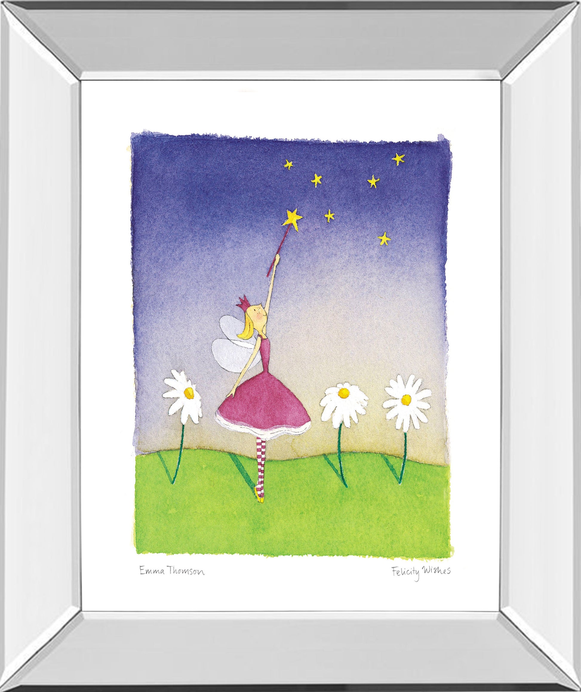 Mirrored Frame Felicity Wishes I By Emma Thomson
