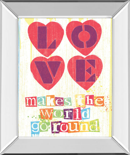 Mirrored Frame Must Be Love I By Tom Frazier