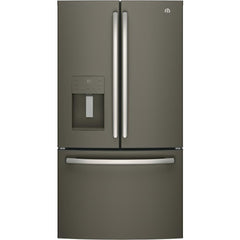  GE 36-inch, 25.6 cu. ft. French 3-Door Refrigerator GFE26JMMES IMAGE 1