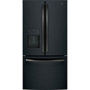  GE 36-inch, 25.6 cu.ft. Freestanding French 3-Door Refrigerator with Multiflow Air System GFE26JEMDS IMAGE 1
