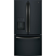  GE 36-inch, 25.6 cu.ft. Freestanding French 3-Door Refrigerator with Multiflow Air System GFE26JEMDS IMAGE 1