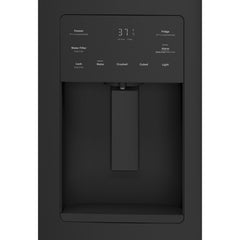  GE 36-inch, 25.6 cu.ft. Freestanding French 3-Door Refrigerator with Multiflow Air System GFE26JEMDS IMAGE 2