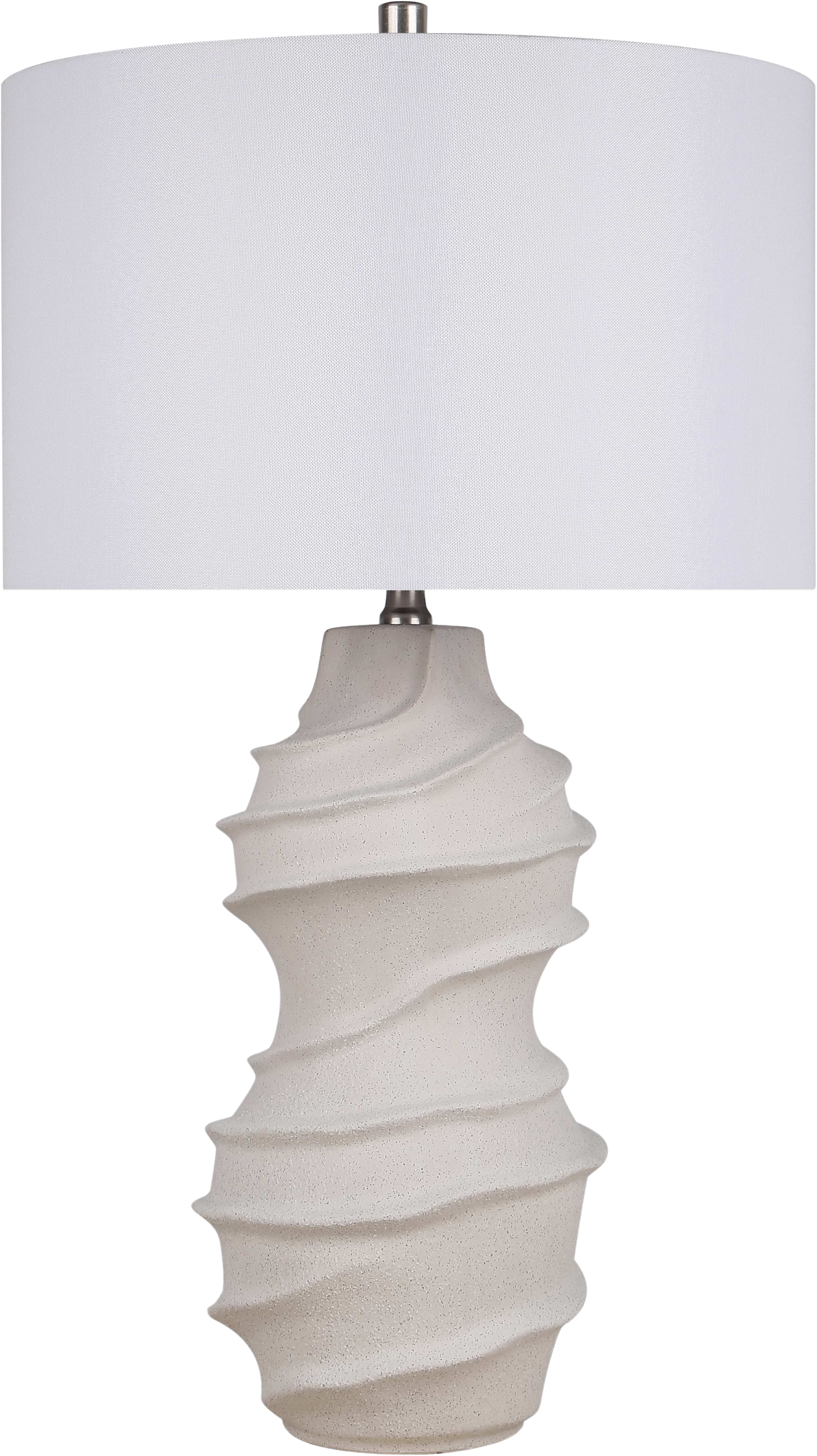 Serenity Waves Ceramic Table Lamp
