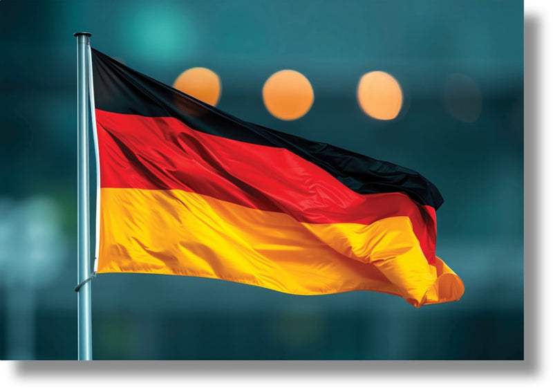 ''German Flag'' Tempered Glass