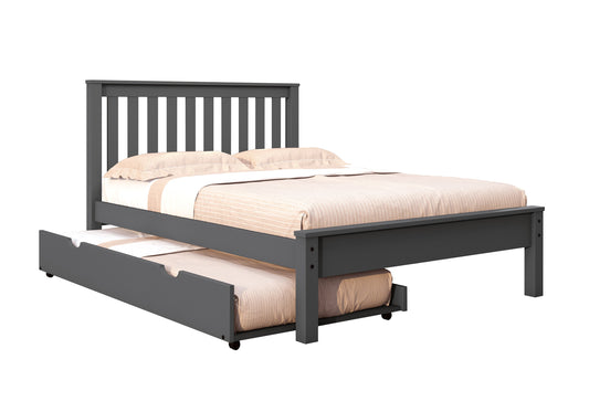 Contempo Mission Bed with Twin Trundle Bed
