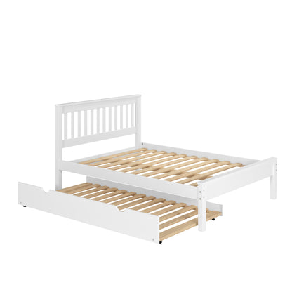 Contempo Mission Bed with Twin Trundle Bed