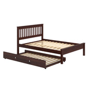 Contempo Mission Cappuccino Bed with Twin Trundle