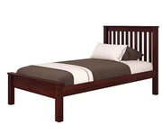 Contempo Mission Dark Grey Bed with Black Trundle