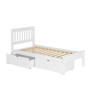 Contempo Mission Bed with Dual Underbed Drawers