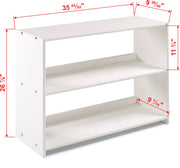 Panel Rustic & Grey Bookcase Shelf