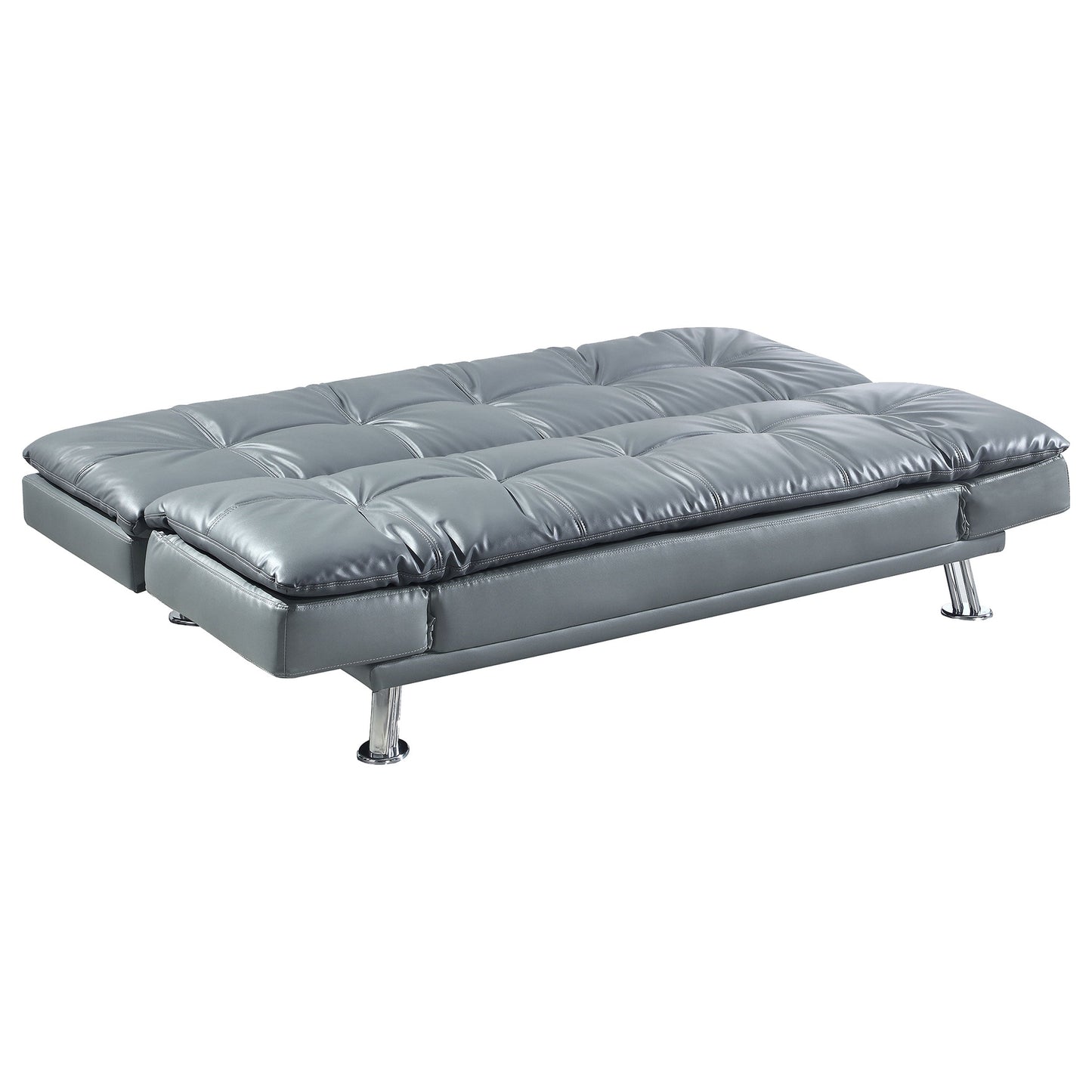 Dilleston Upholstered Tufted Convertible Sofa Bed Black