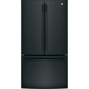 GE 36-inch, 27 cu.ft. Freestanding French 3-Door Refrigerator with Internal Water Dispenser GNE27JGMBB IMAGE 1