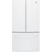 GE 36-inch, 27 cu.ft. Freestanding French 3-Door Refrigerator with Internal Water Dispenser GNE27JGMWW IMAGE 1