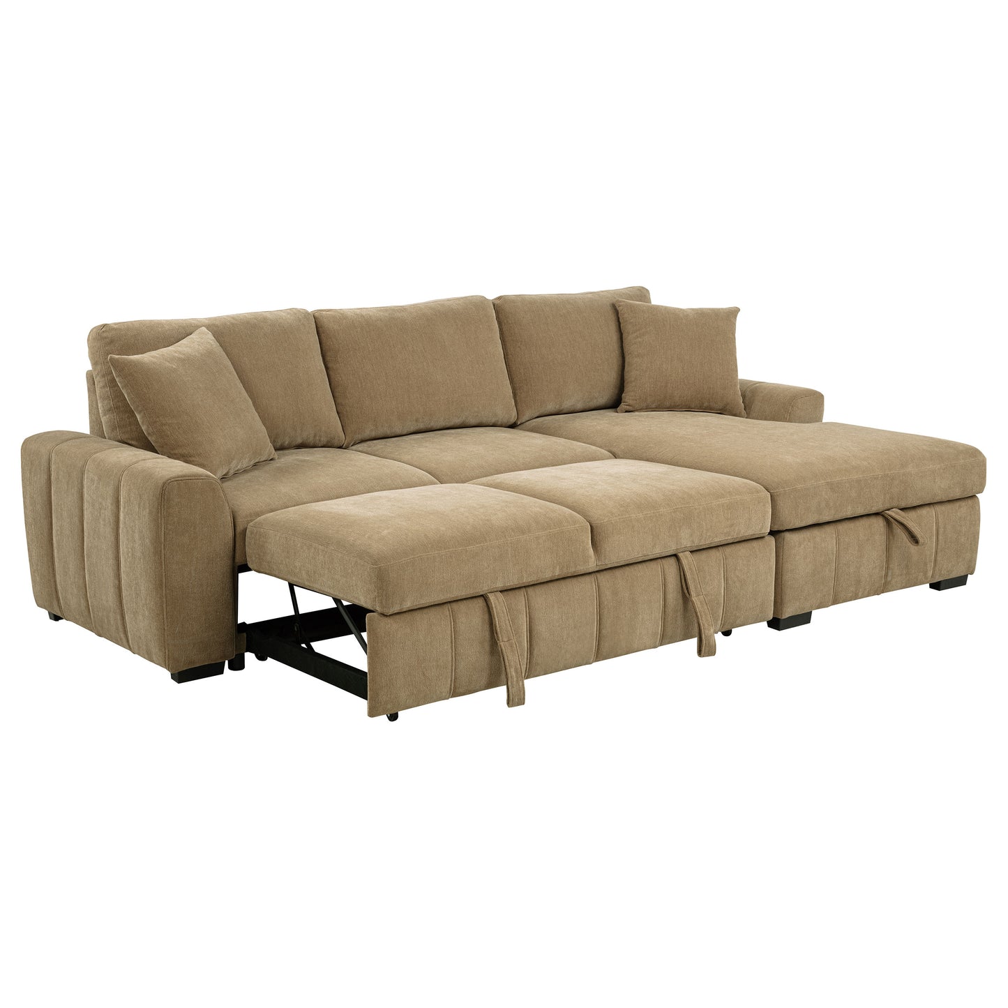 Pastrana Upholstered Sleeper Sectional Sofa RAF Chaise