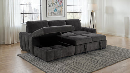 Pastrana Upholstered Sleeper Sectional Sofa RAF Chaise