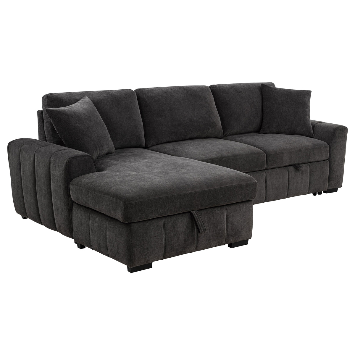 Pastrana Upholstered Sleeper Sectional Sofa RAF Chaise